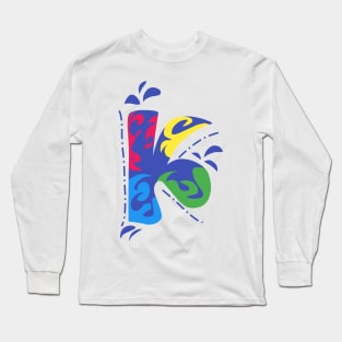 Letter K Long Sleeve T-Shirt